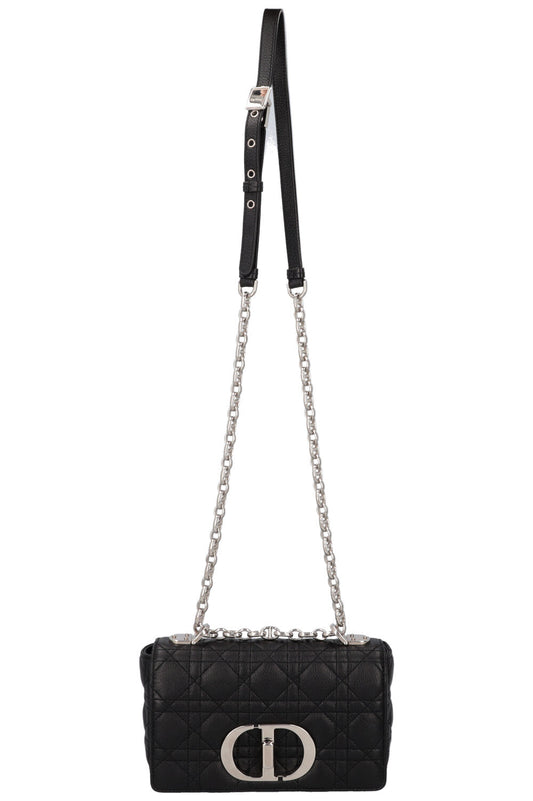 Dior Crossbody Bag Caro Bag Leather Black Small