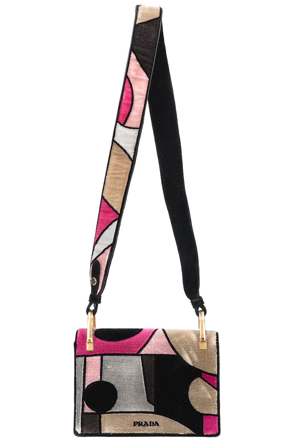 Prada x Liselotte Watkins Patchwork Face Bag Handbag