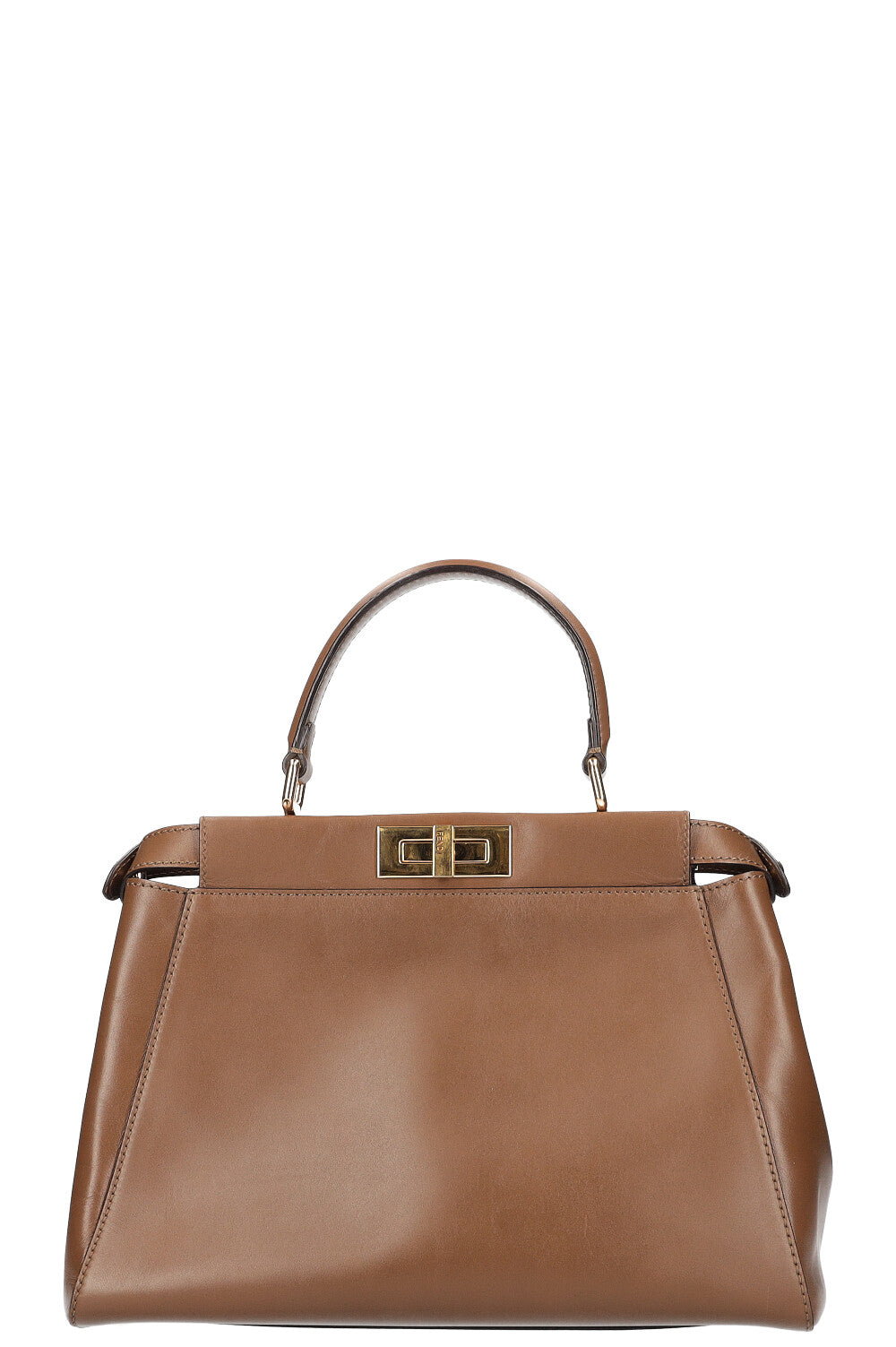Fendi Peekaboo Brown Medium Handbag