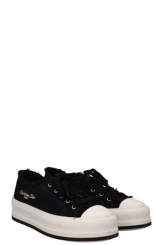 Dior Handbag iviera Walk'N' Sneaker Canvas Black Shoes