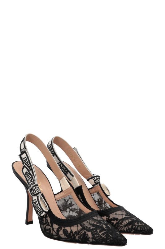 Dior Sling Bag J´A Slingback Heels Lace Shoes