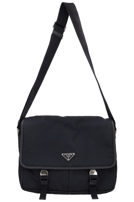 Prada Crossbody Bag Messenger Bag Nylon Blue