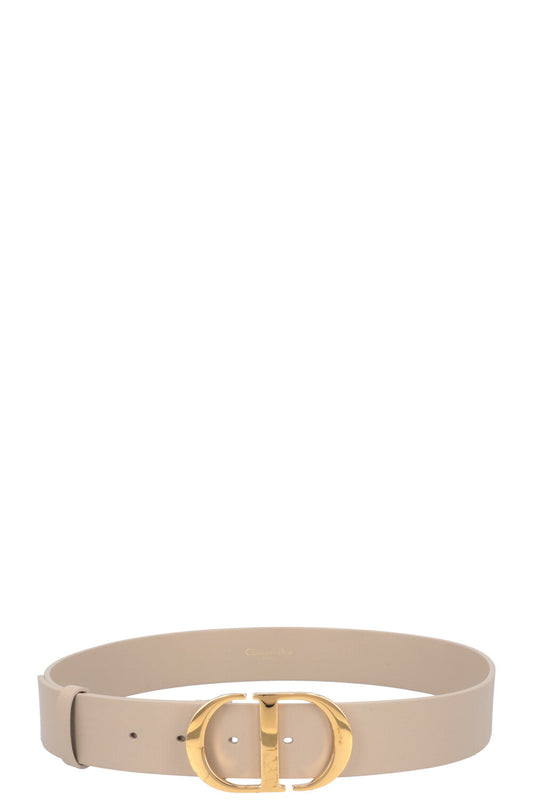 Dior Saddle Belt Nude