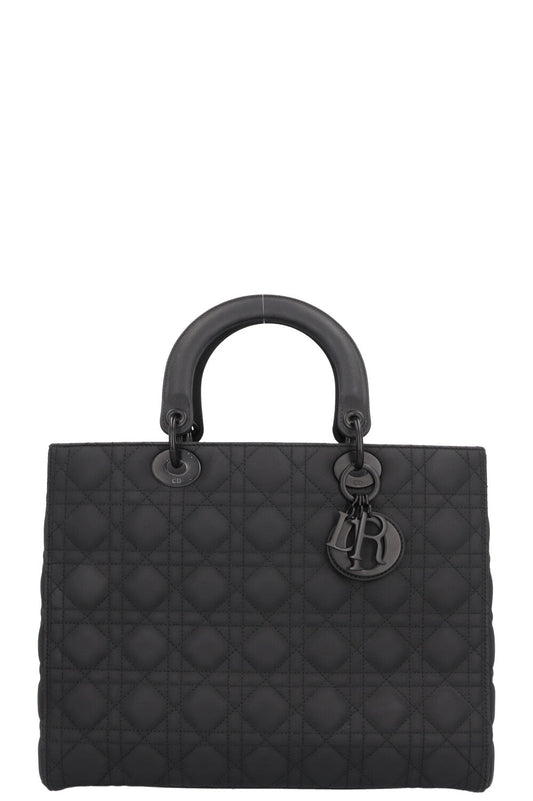 Dior Handbag Lady Bag So Black Large
