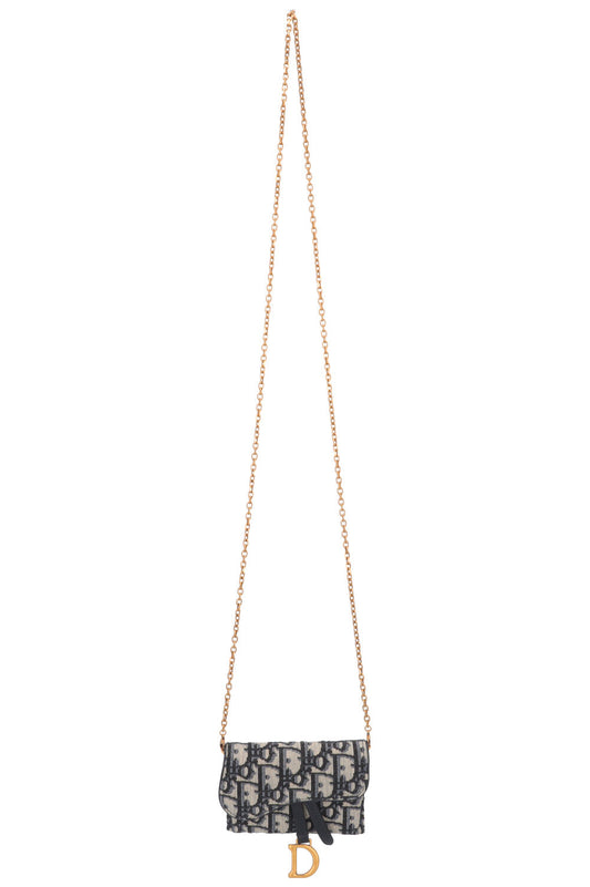 Dior Crossbody Bag Nano Saddle Crossbody Belt Pochette Oblique