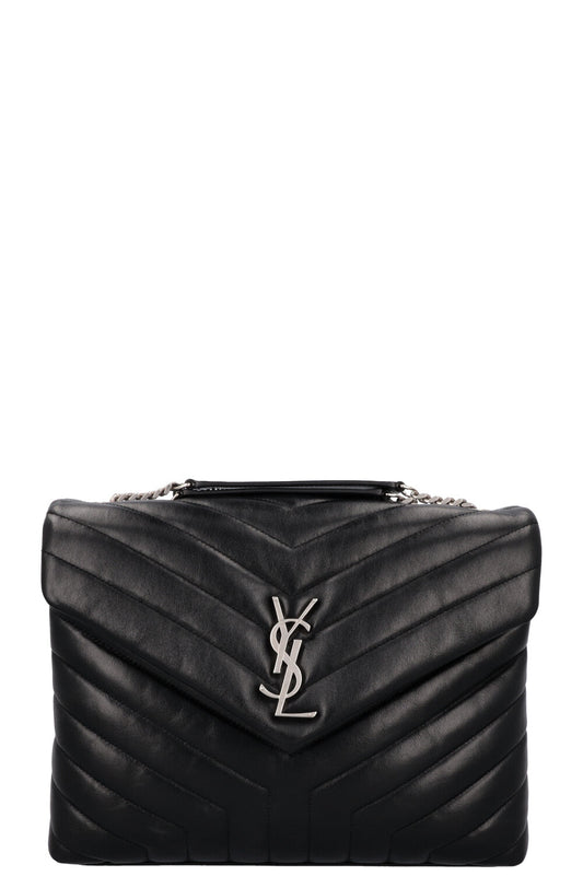 YSL Saint Laurent Loulou Bag Black Medium Handbag