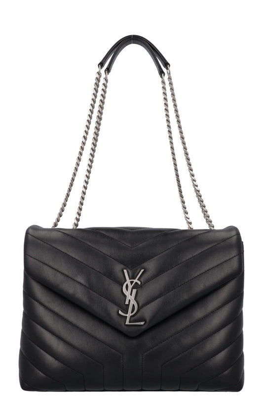 YSL Saint Laurent Crossbody Bag LouLou Black Medium