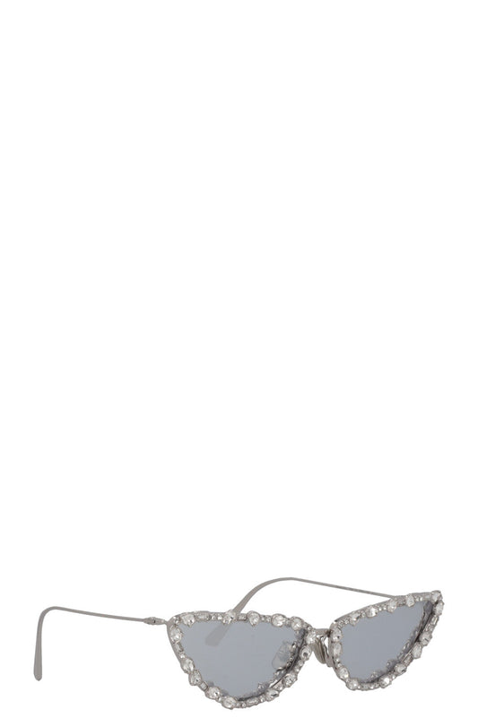 Dior Handbag MissB1U Crystal Sunglasses Silver