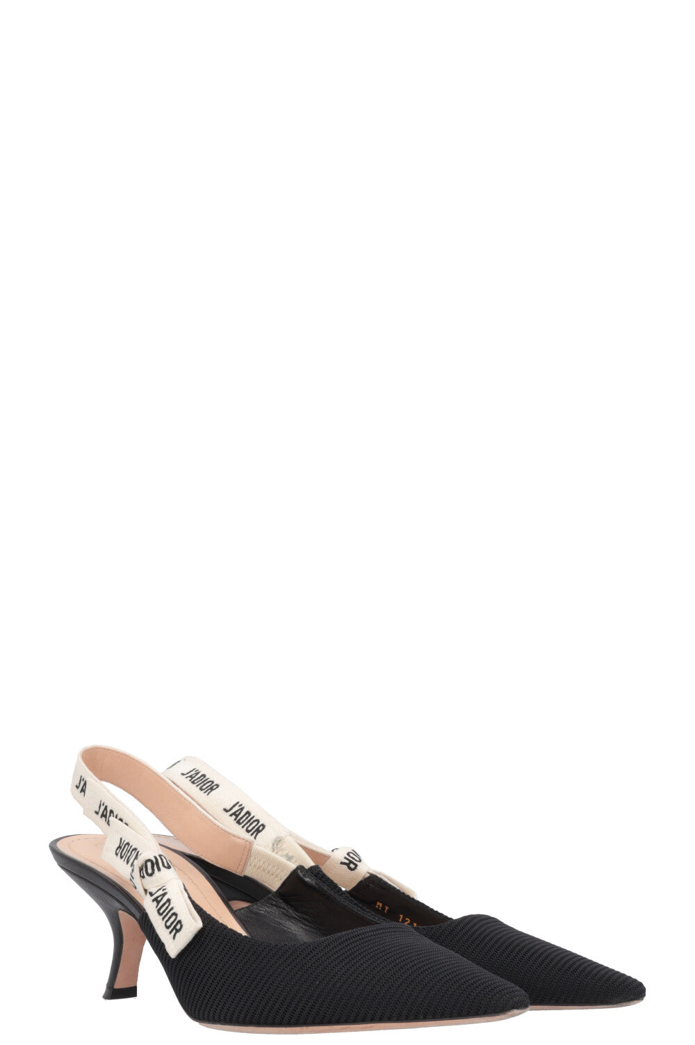 Dior Sling Bag J'A Slingback Heels 3 Black Shoes