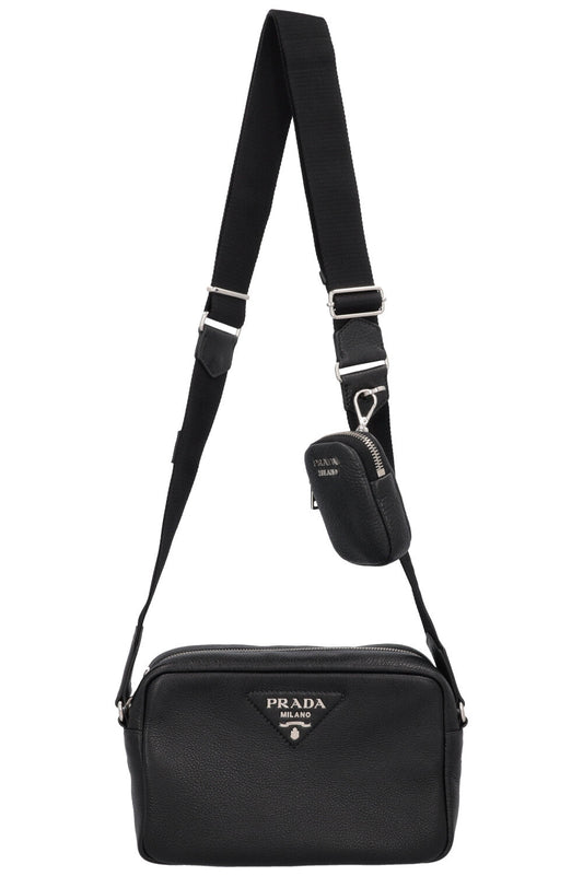 Prada Crossbody Bag Camera Bag Black