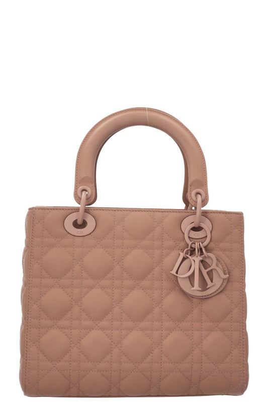 Dior Handbag Lady All Nude Small