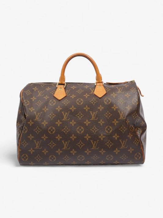 Louis Vuitton Speedy Coated 35 Monogram Canvas Coated Canvas Apparel 39