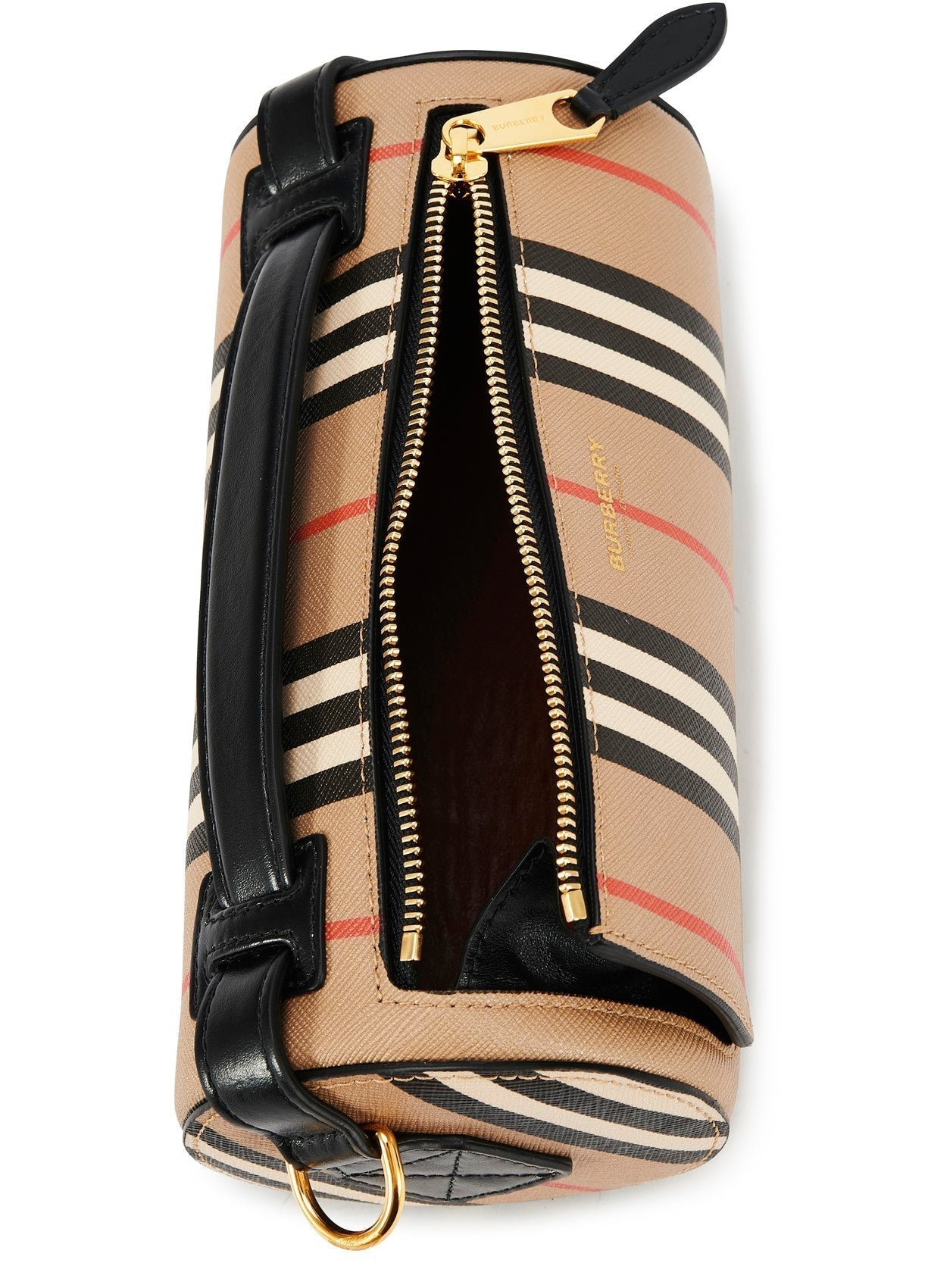 Burberry Check Barrel Bag Travel Bag Check Barrel Bag
