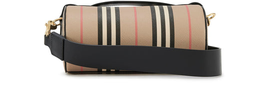 Burberry Check Barrel Bag Travel Bag Check Barrel Bag