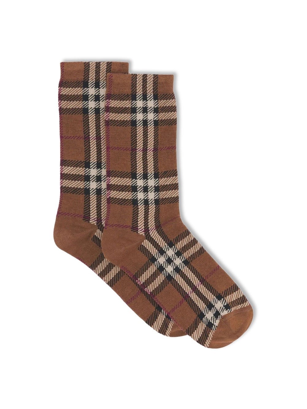 Burberry Cotton Birch Check Socks Handbag Travel Bag