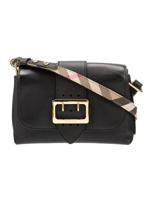Burberry Buckle Bag Leather Medium Crossbody Bag