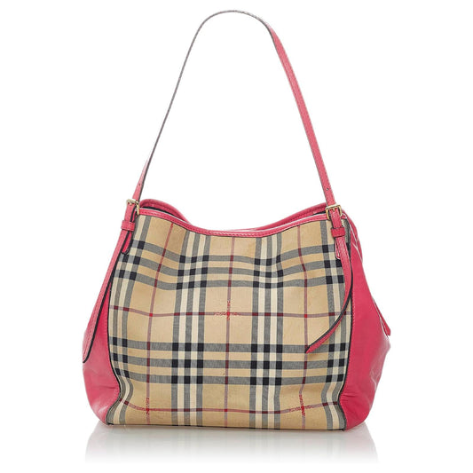 Burberry Check Tote Bag