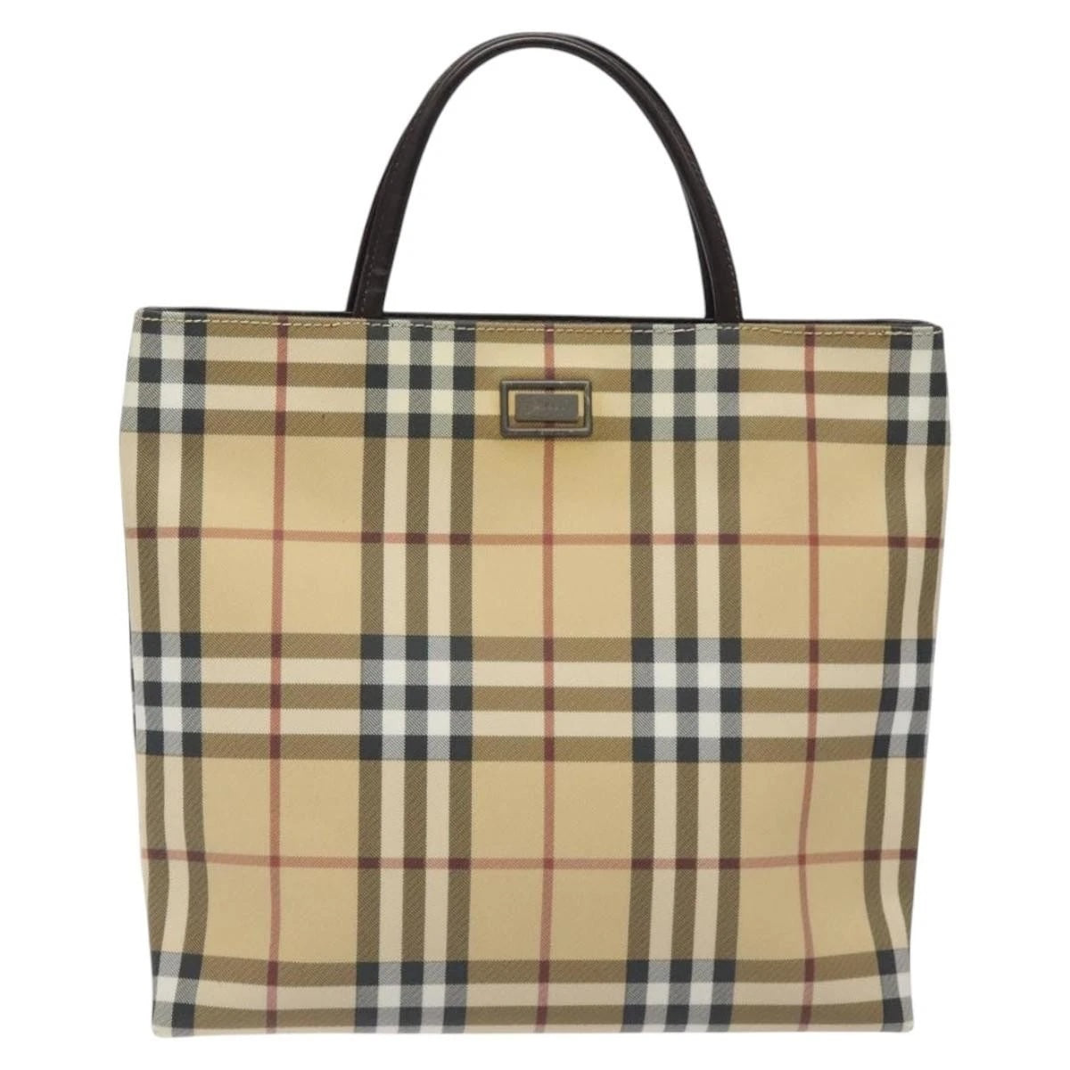 Burberry Nova Check Handbag Travel Bag Nova Check Handbag