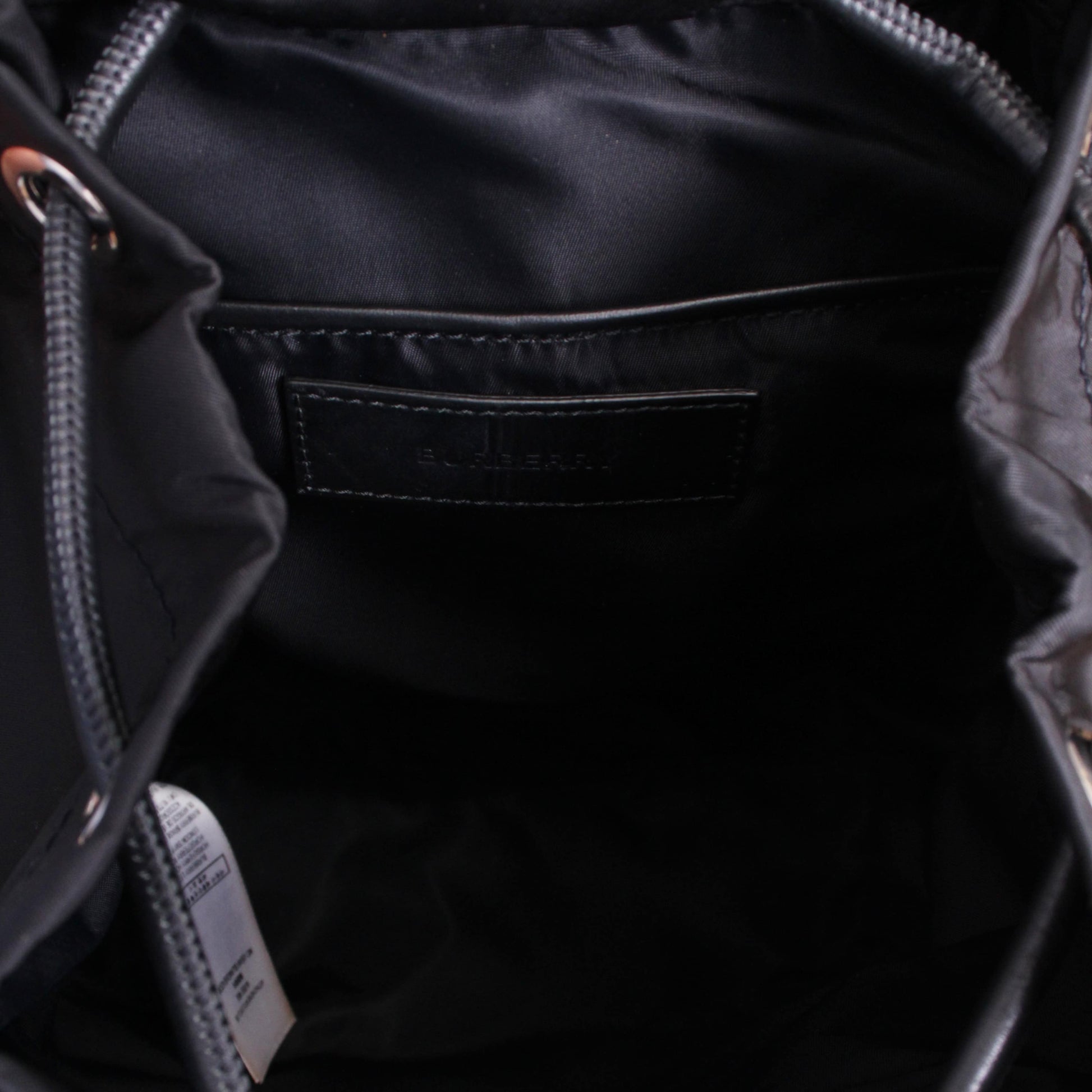 Burberry Luxury Backpack Nylon Black Small
