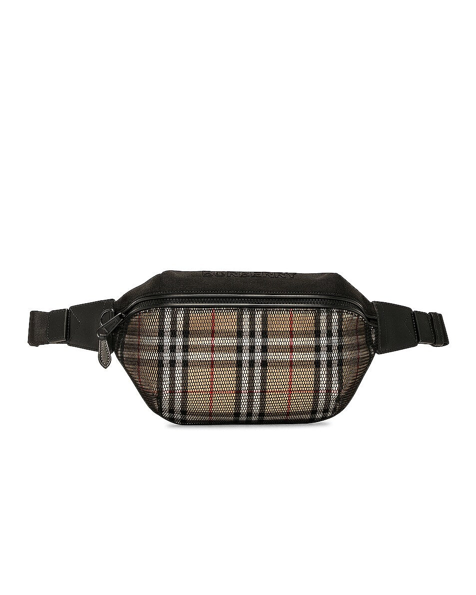 Burberry Sonny Mesh Ho Check Belt Bag