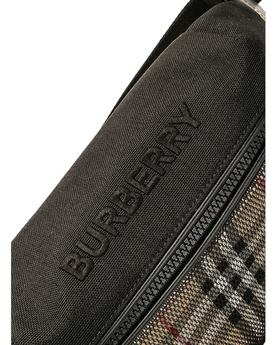 Burberry Sonny Mesh Ho Check Belt Bag
