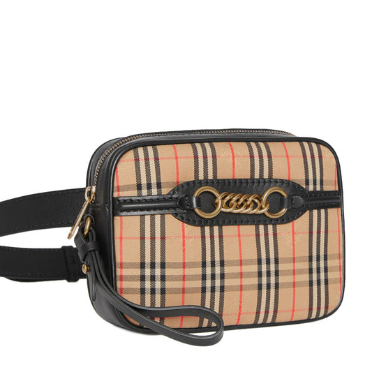 Burberry The Knight Check Link Bum Bag Travel Bag