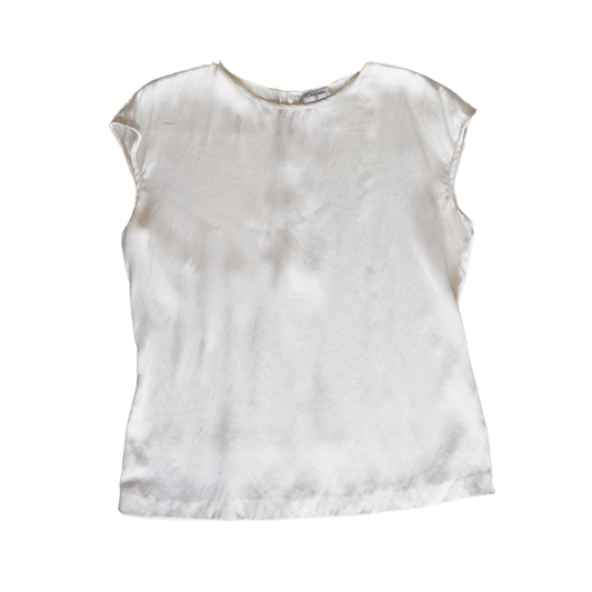 Chanel Sleeveless Blo - Women's 42 Accessory