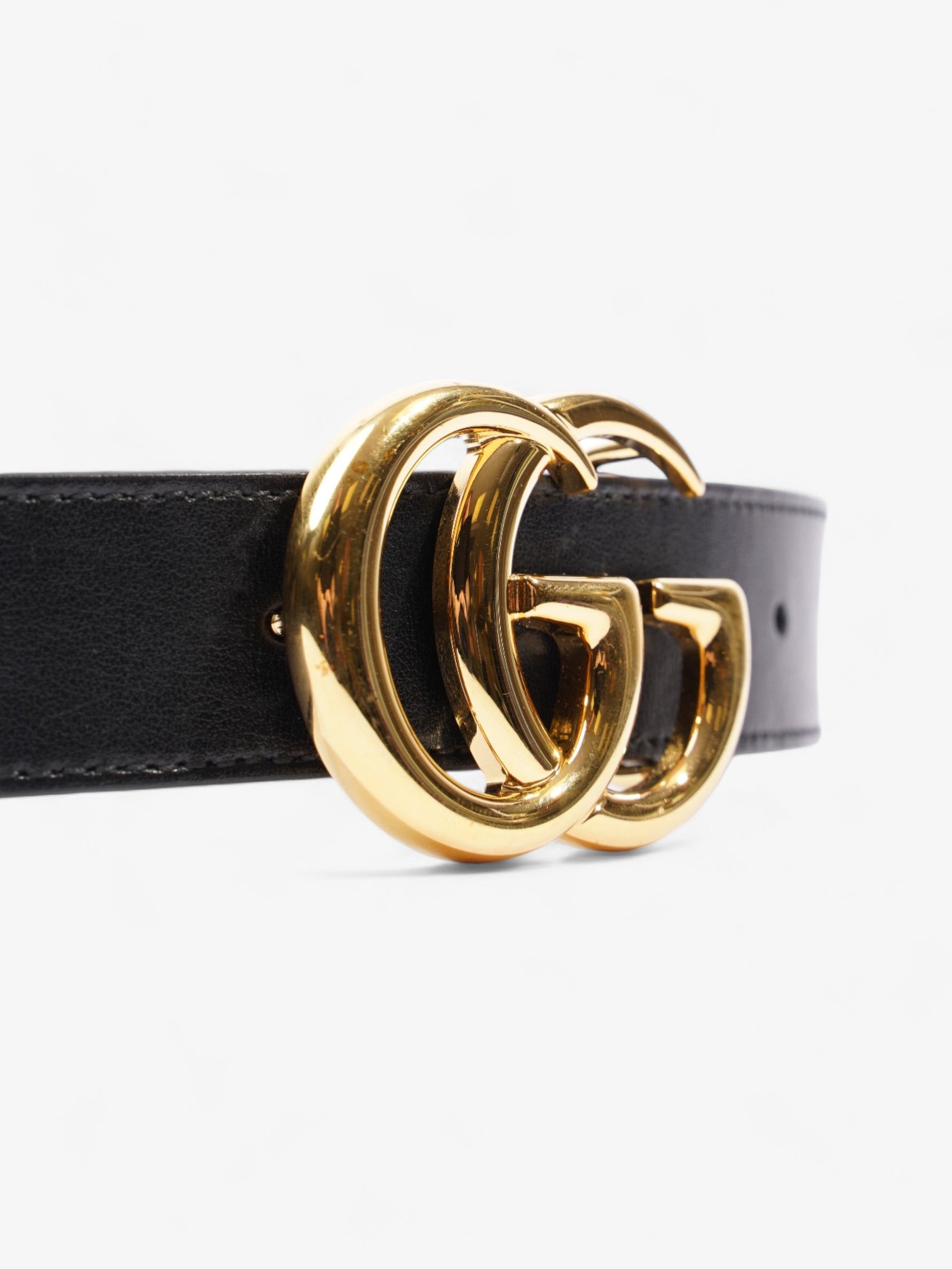 Gucci Marmont Belt Handbag Leather Black Accessory