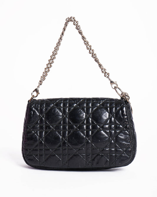 Dior Handbag Christian cannage pochette Bag Patent