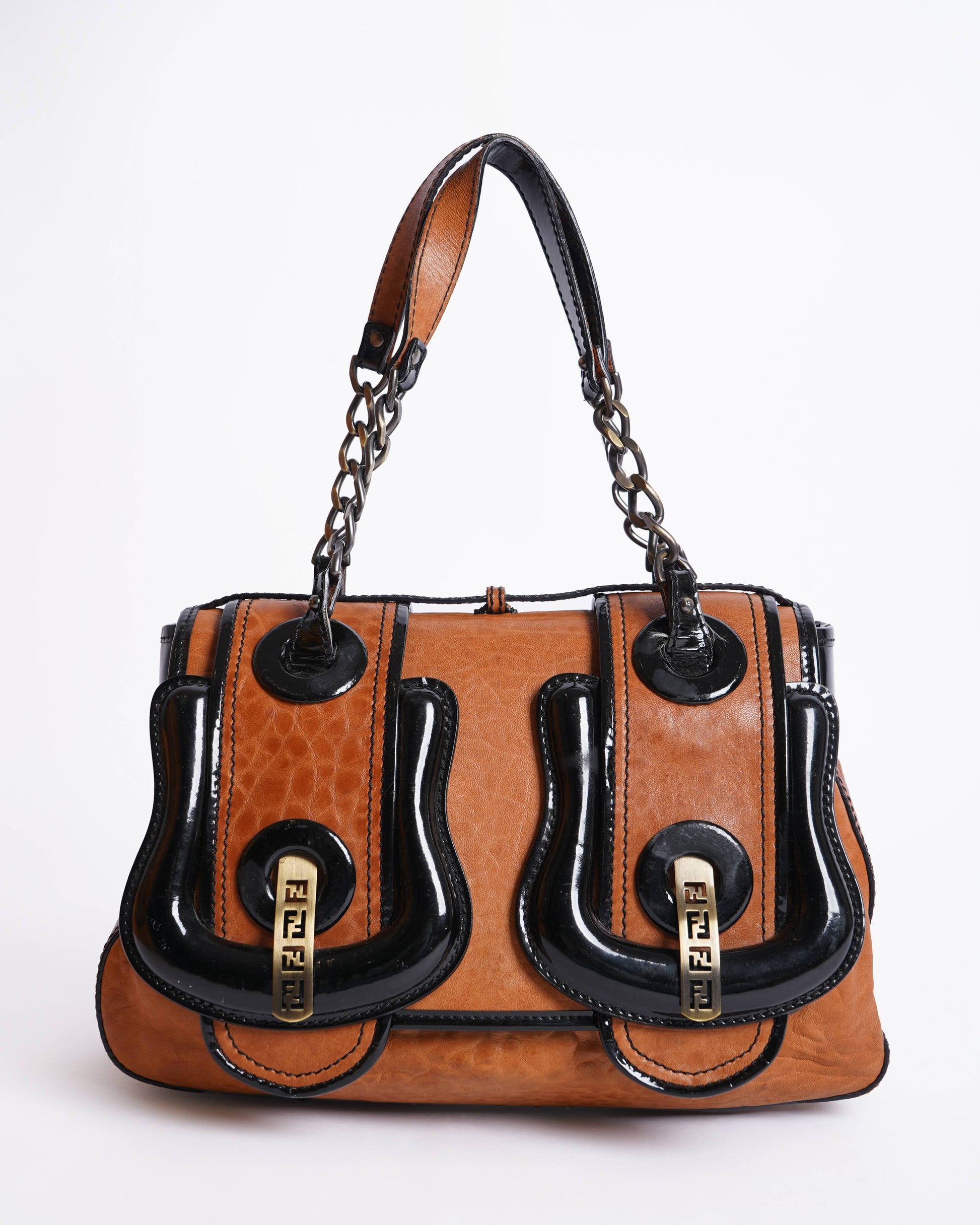 Fendi Handbag B Shoulder Bag Top Handle