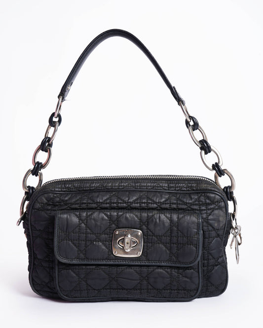 Dior Tote Bag Christian cannage chaining shoulder bag 2 Nylon