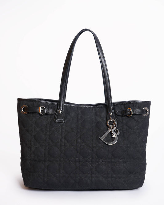 Dior Tote Bag Christian Panerea In Black Shoulder Bag