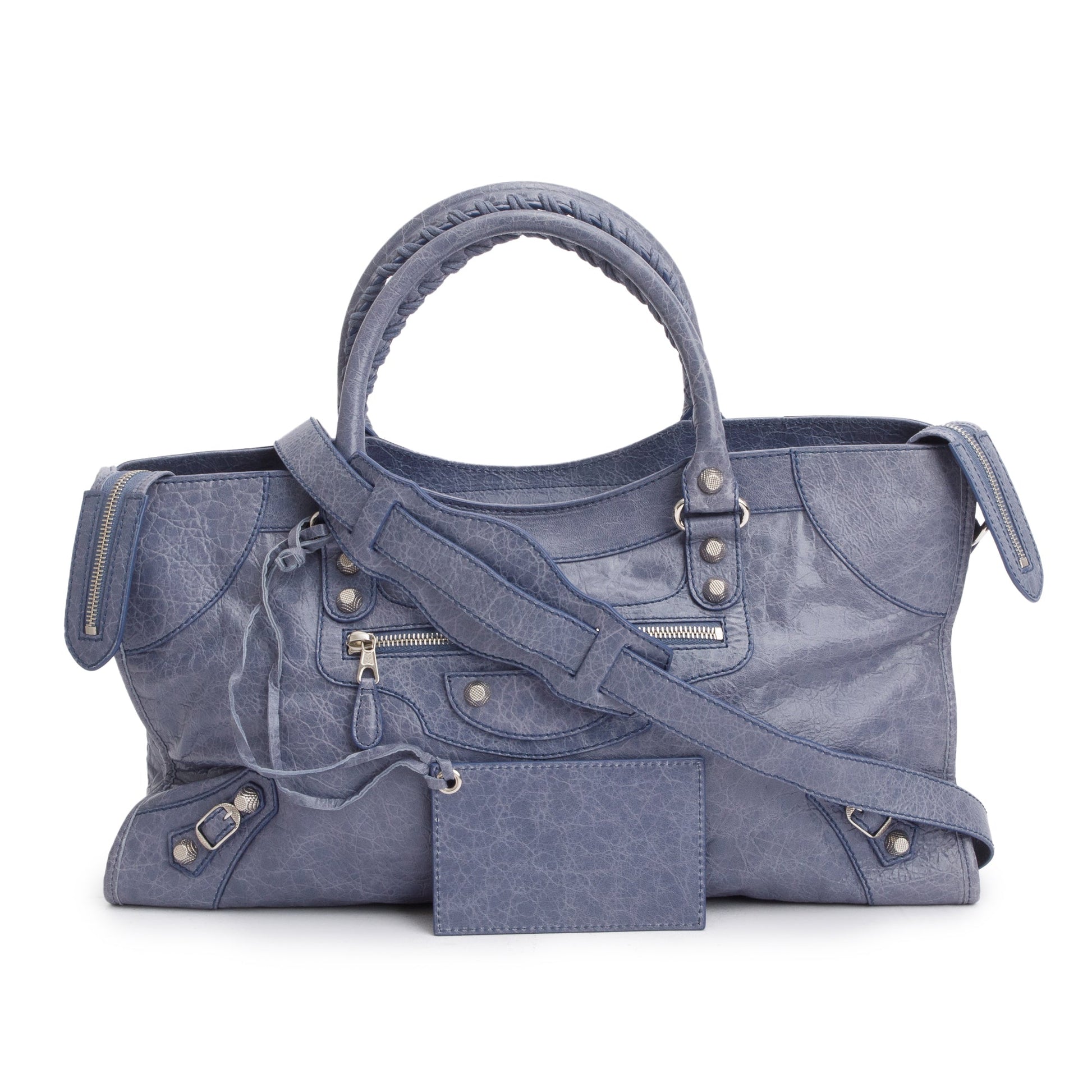 Balenciaga Ardoise Agneau Giant Part Time Bag Leather Travel Bag