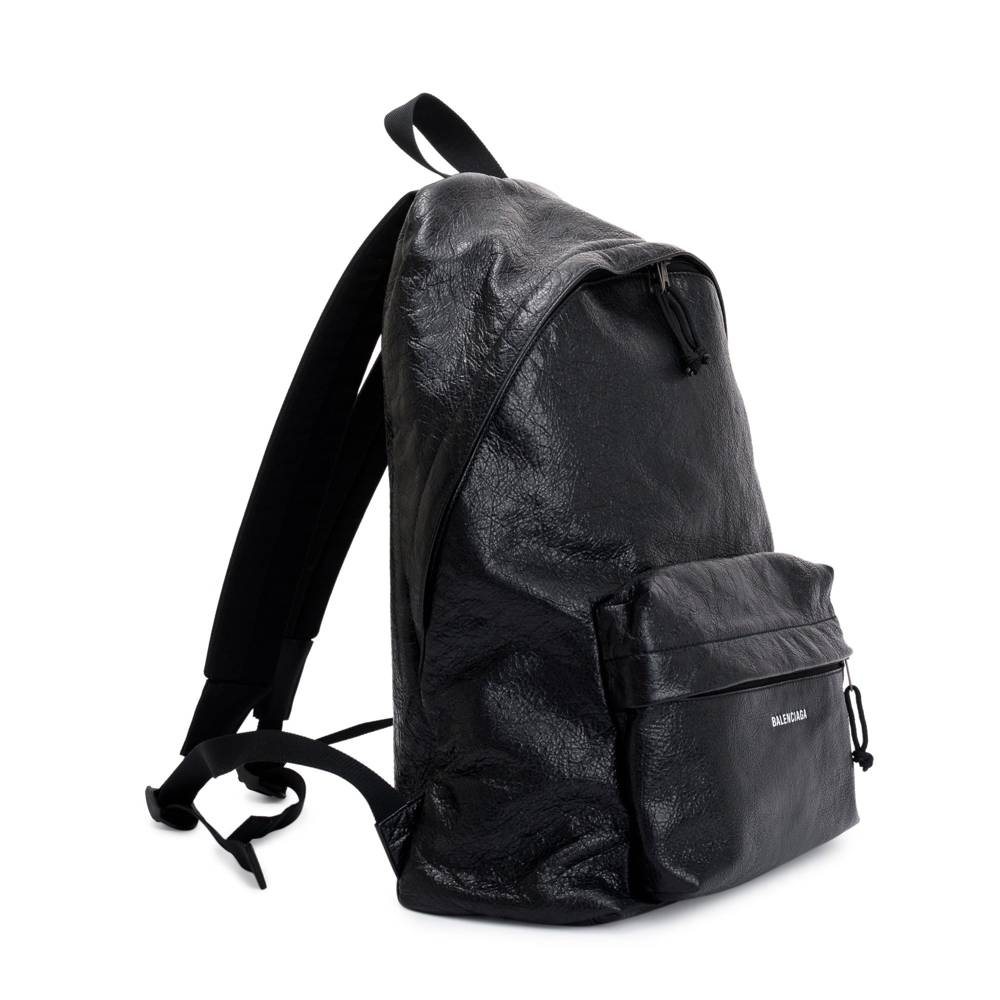 Balenciaga Arena Lambskin Explorer Backpack Leather Black