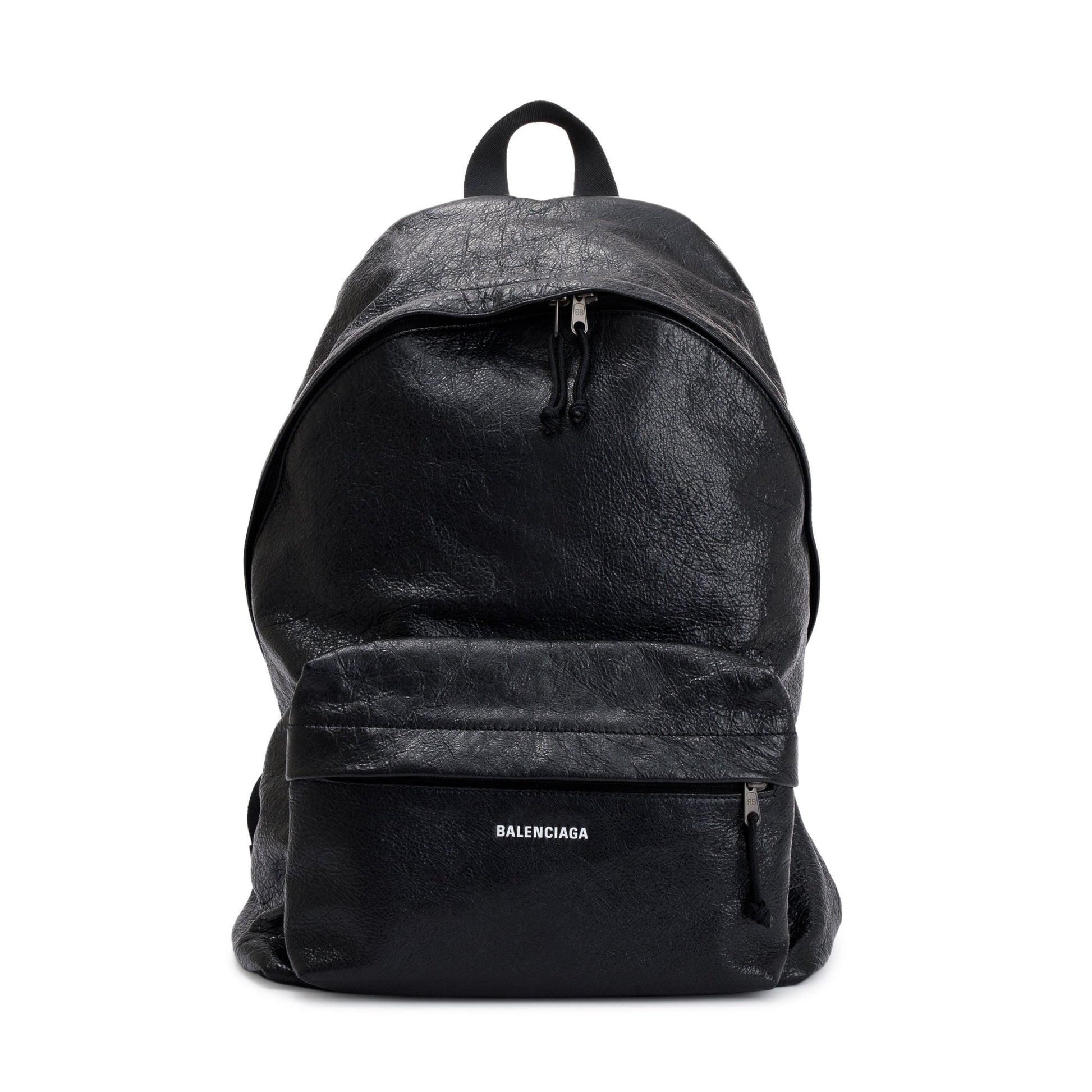 Balenciaga Arena Lambskin Explorer Backpack Leather Black