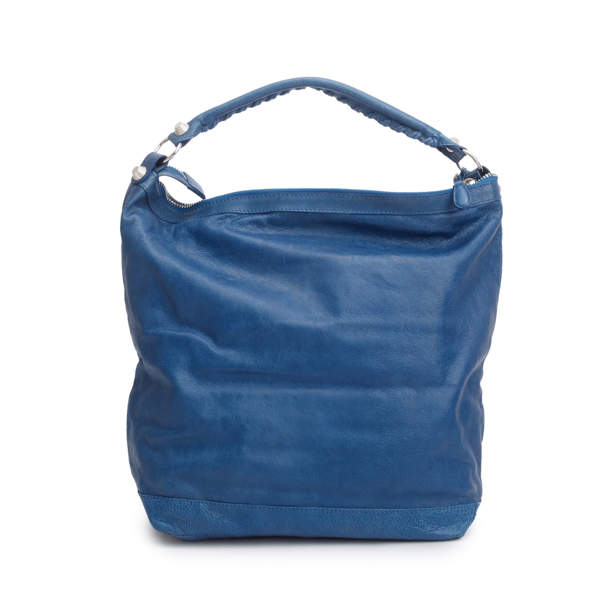 Balenciaga Cassic Agneau Giant Day Bag Leather Blue Travel Bag