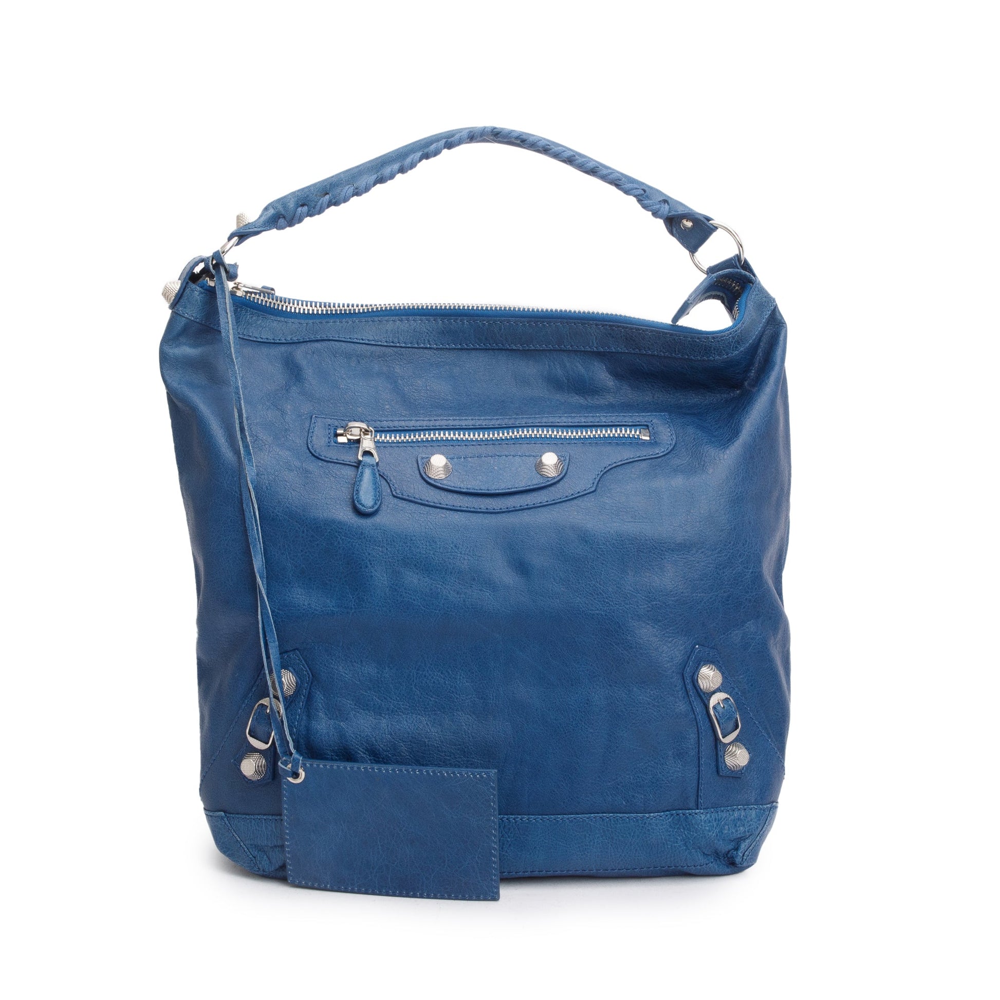 Balenciaga Cassic Agneau Giant Day Bag Leather Blue Travel Bag