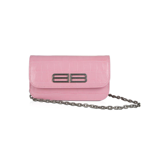 Balenciaga Croc Embossed Gossip Xs Bag Travel Bag