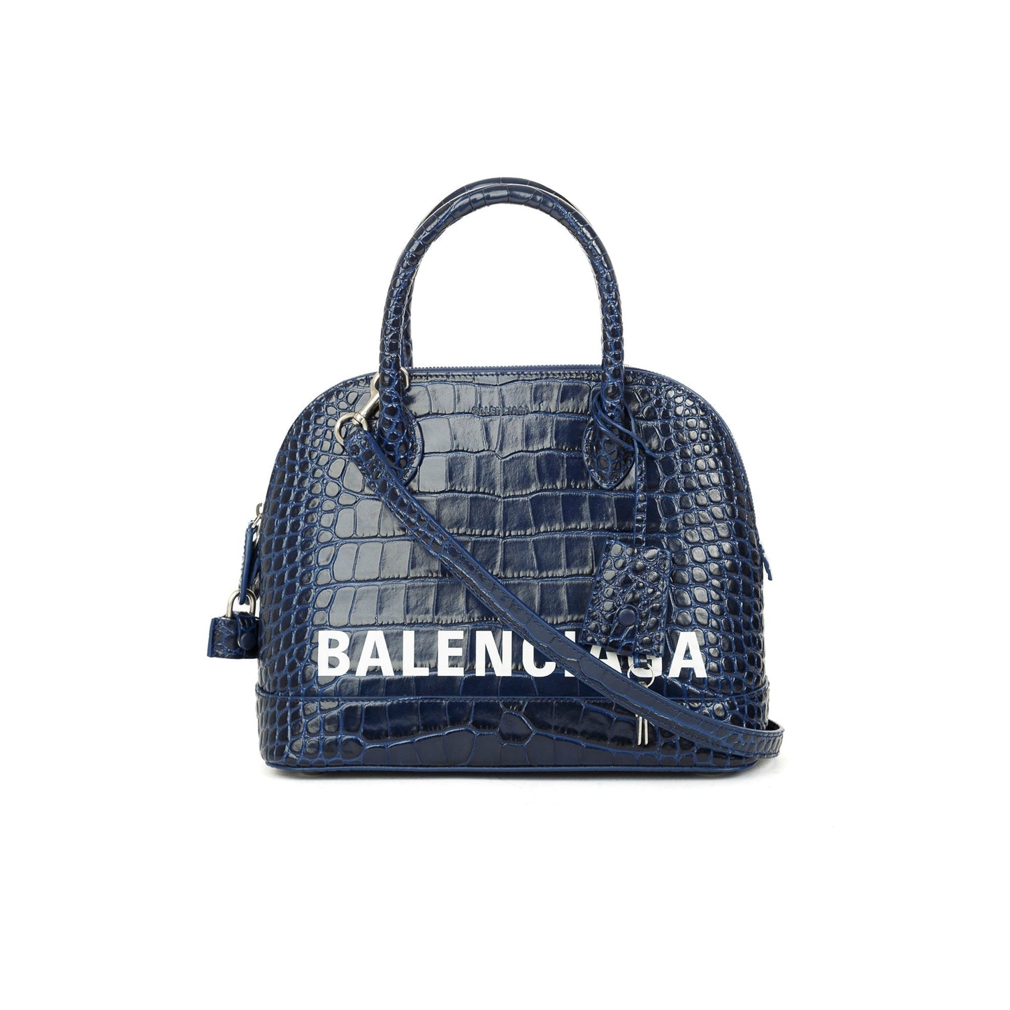 Balenciaga Croc Embossed Ville Top Handle Bag Travel Bag