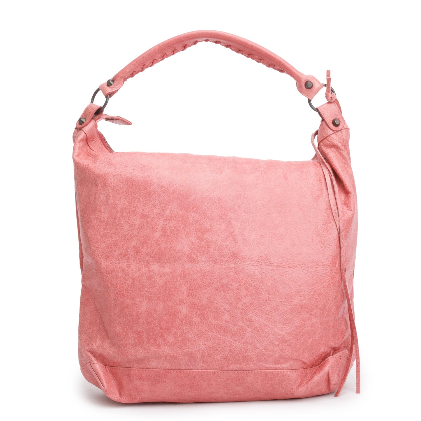 Balenciaga Light Agneau Classic Day Hobo Bag Leather Pink Travel Bag