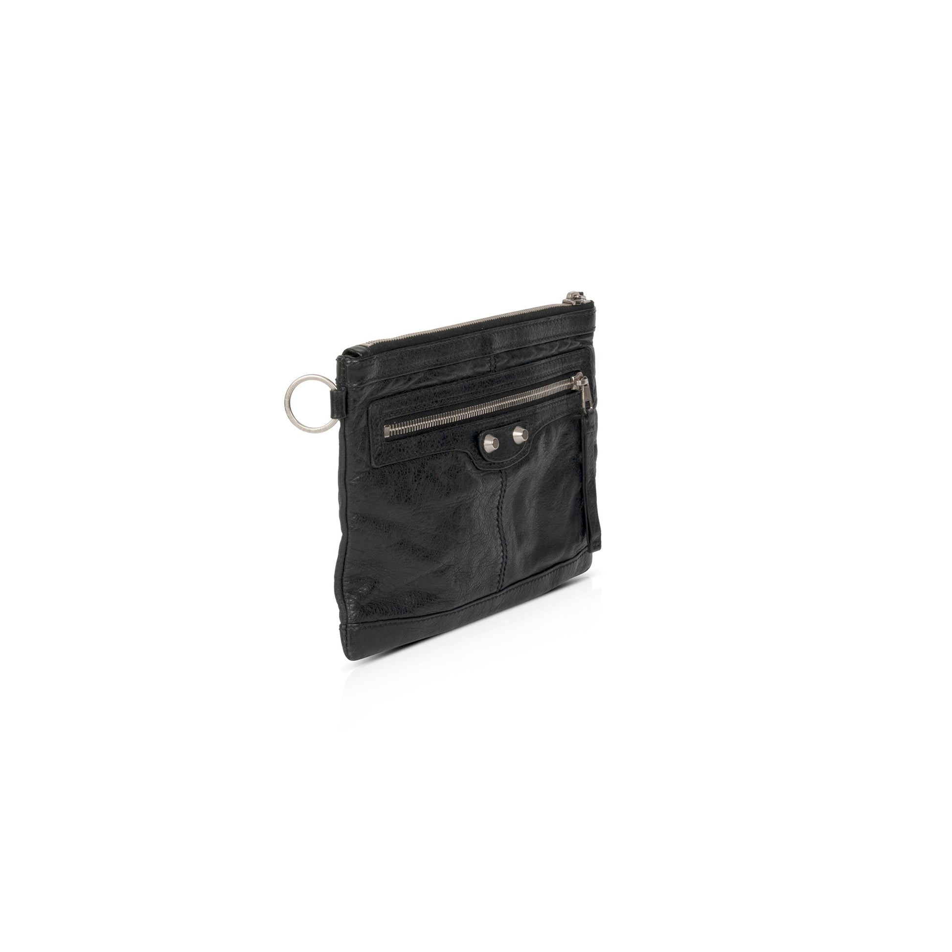 Balenciaga Classic City Clip Pouch Travel Bag Small
