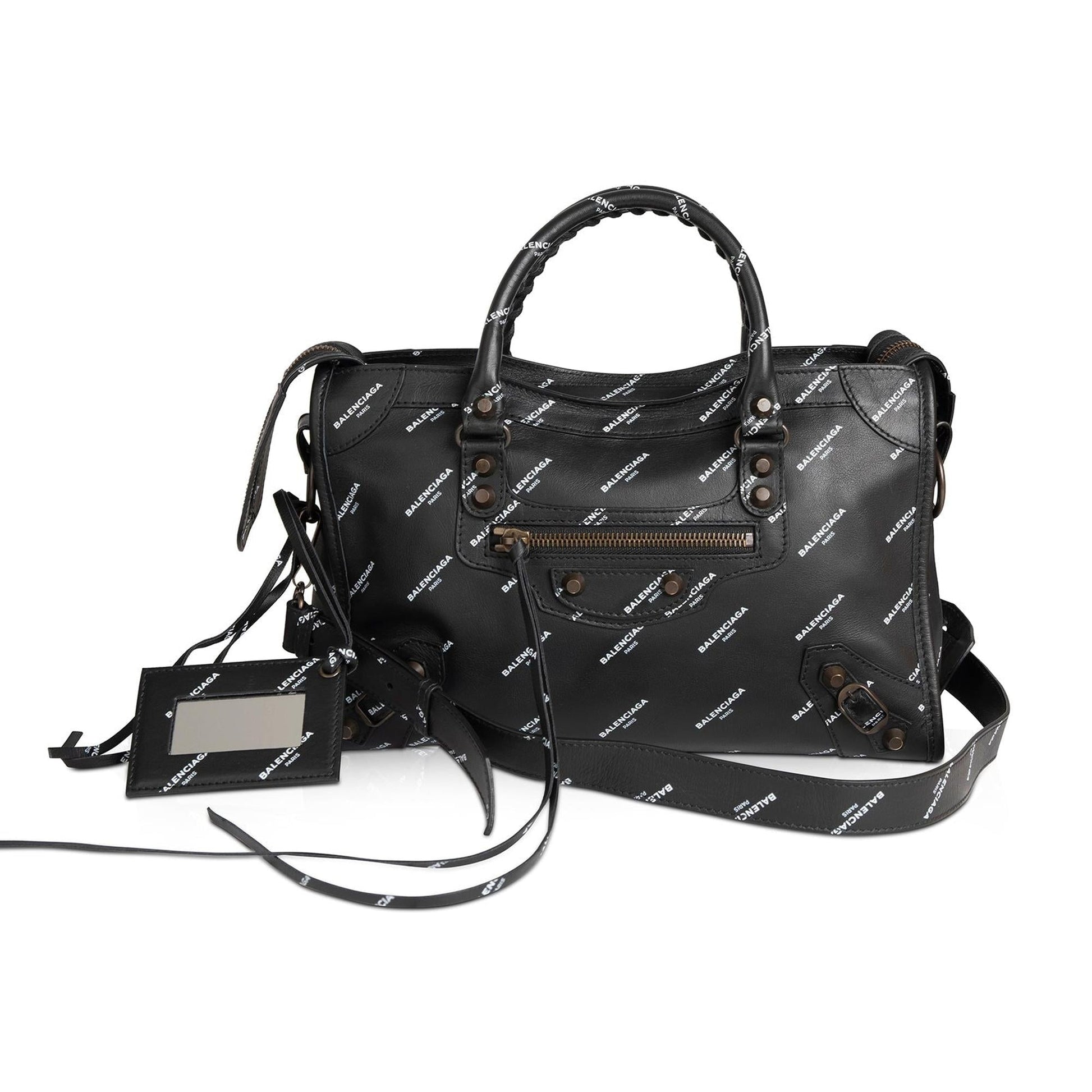 Balenciaga Motocross Classic City Bag Small Logo Travel Bag
