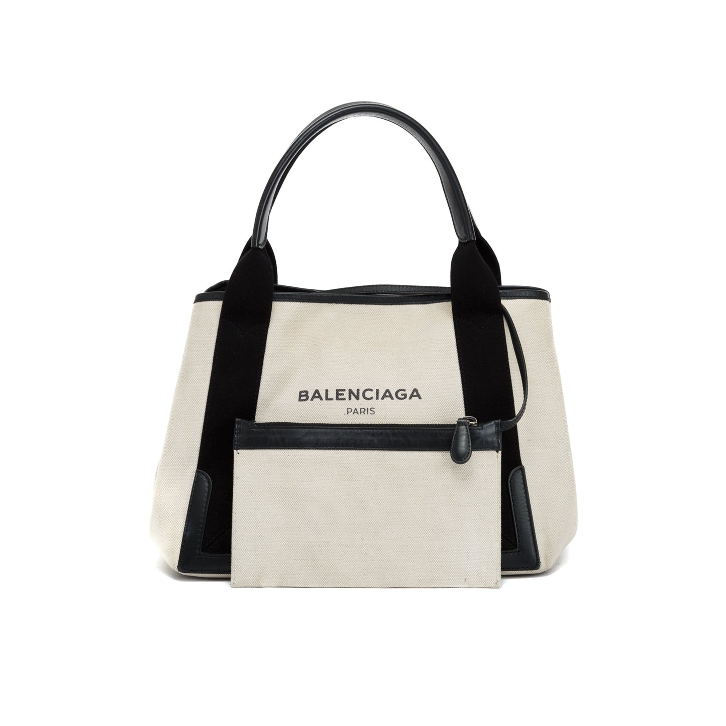 Balenciaga Navy Cabas Tote Small Tote Bag