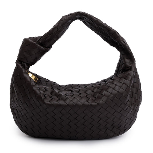 Bottega Veneta Intrecciato Jodie Bag Leather Brown Travel Bag