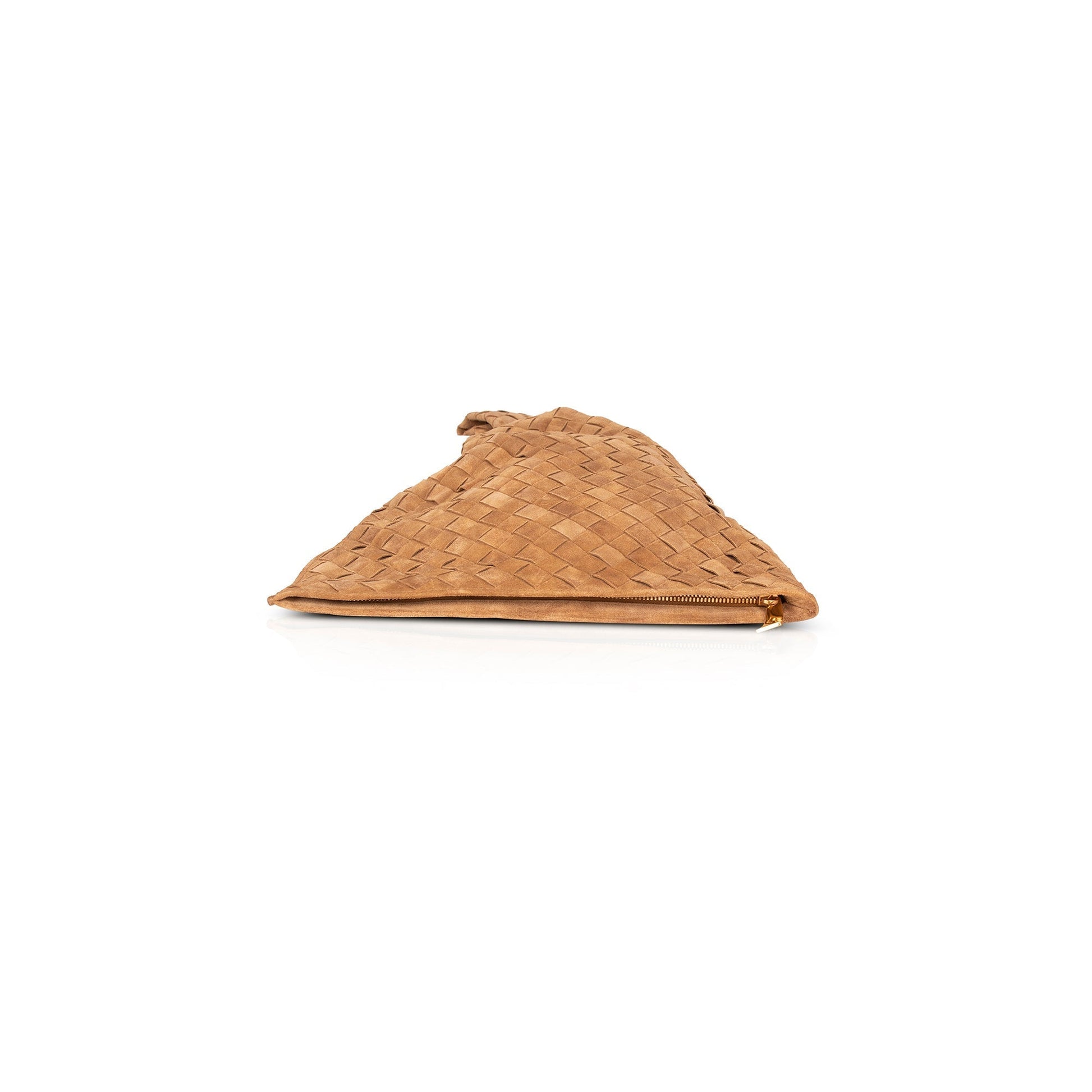 Bottega Veneta Intrecciato Bv Twist Bag Suede Travel Bag