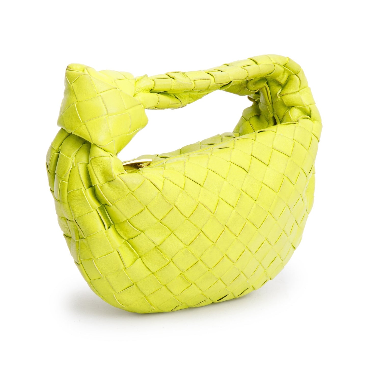 Bottega Veneta Kiwi Intrecciato Jodie Bag Leather Mini Travel Bag