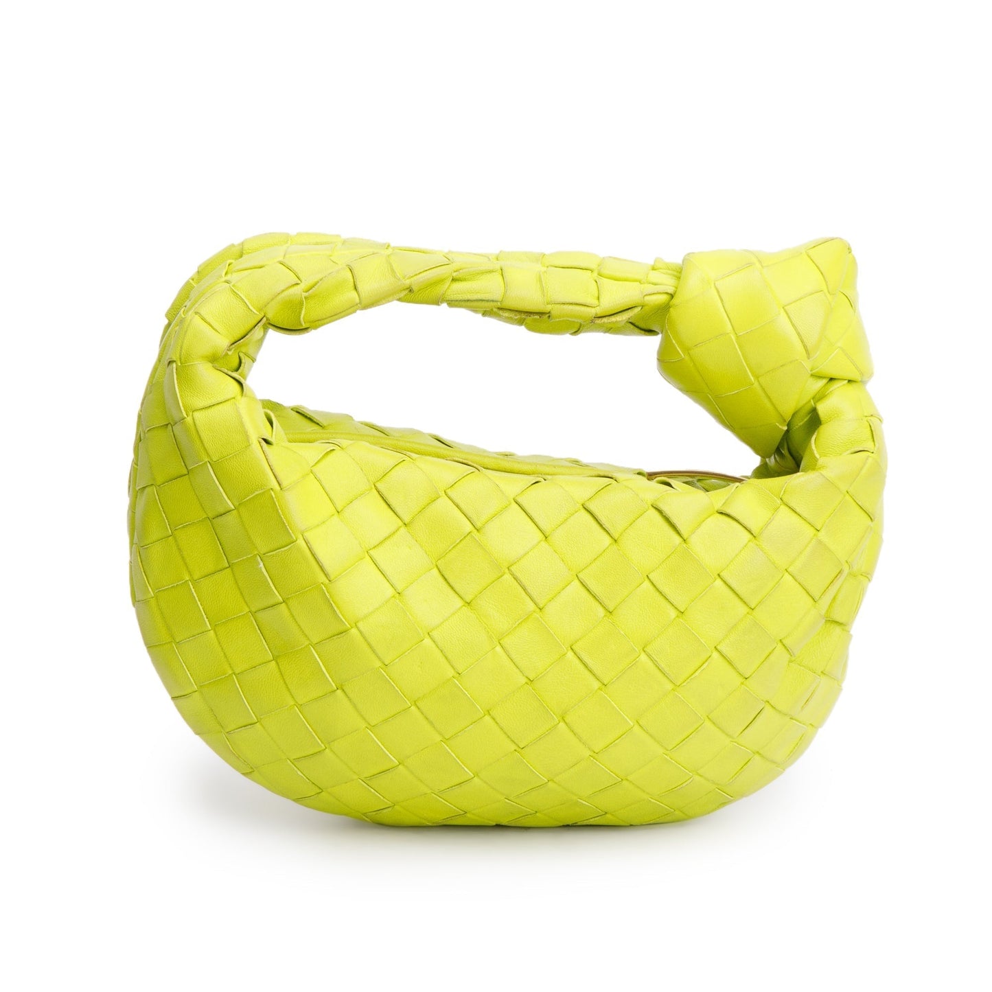 Bottega Veneta Kiwi Intrecciato Jodie Bag Leather Mini Travel Bag
