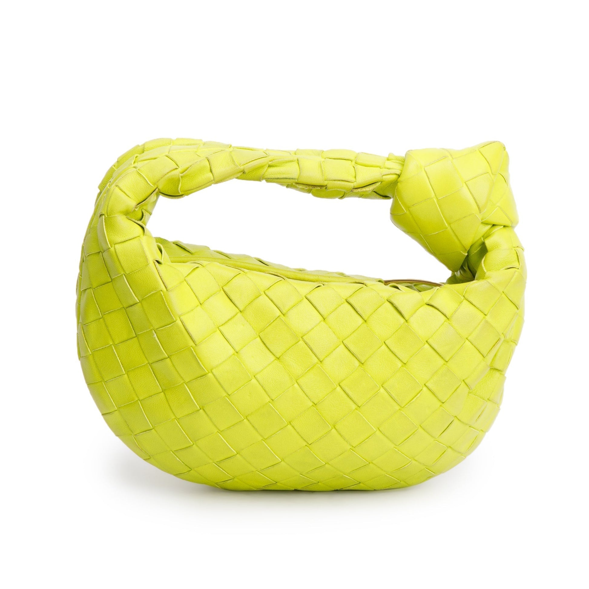 Bottega Veneta Kiwi Intrecciato Jodie Bag Leather Mini Travel Bag