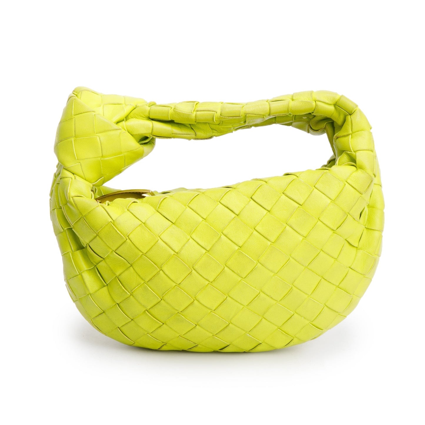Bottega Veneta Kiwi Intrecciato Jodie Bag Leather Mini Travel Bag