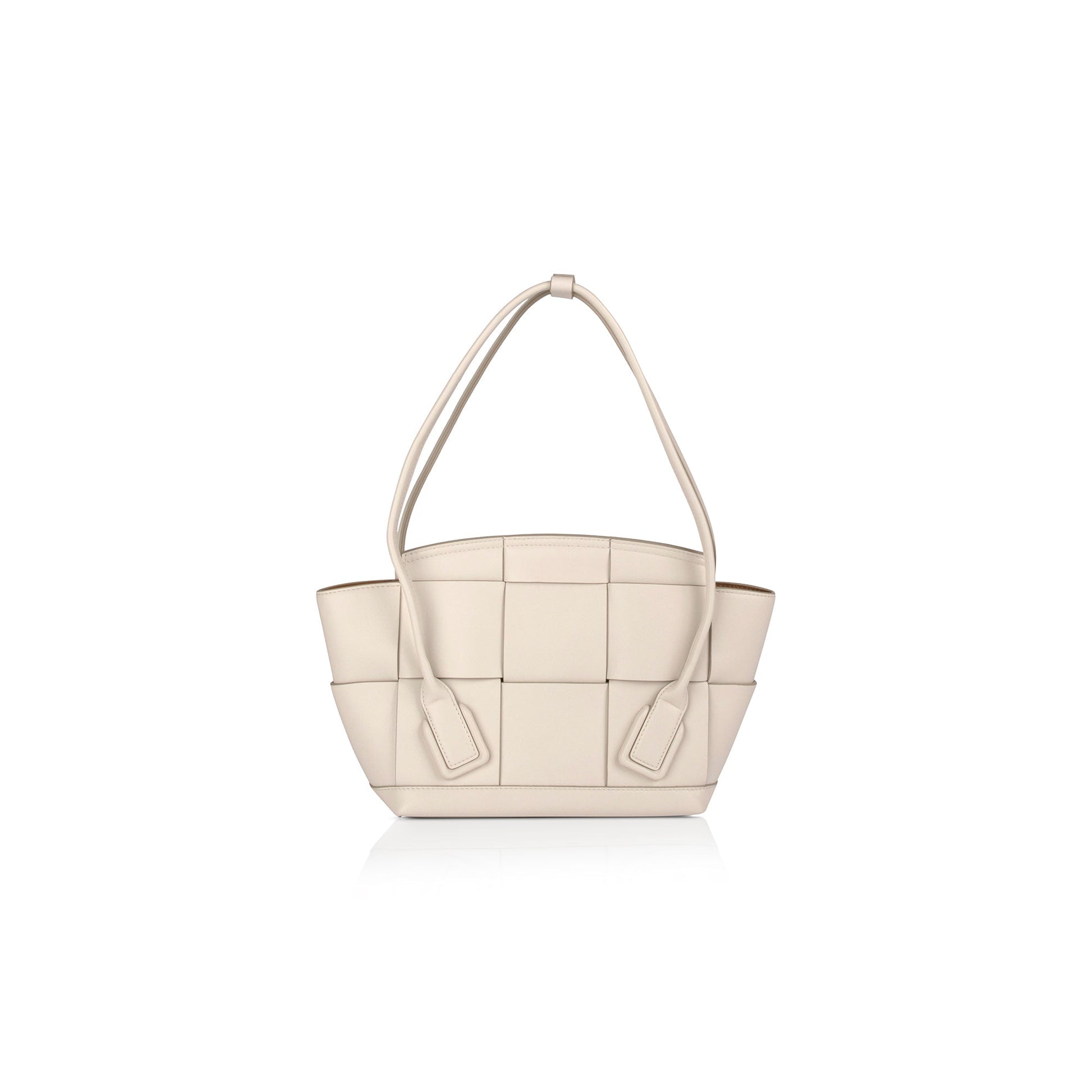 Bottega Veneta Maxi Intrecciato Arco Bag Leather Small Travel Bag